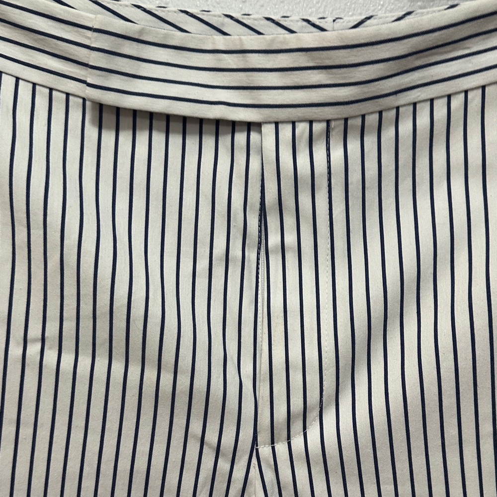 Lauren Ralph Lauren Black and White Striped Wide Leg Pants - Picture 4 of 8